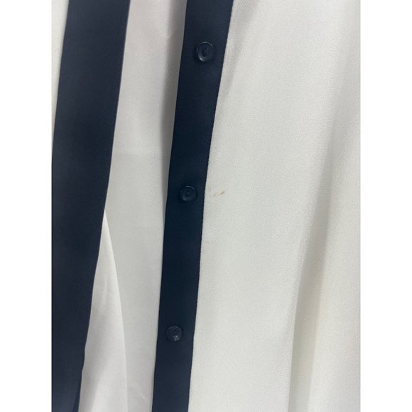 Liz Claiborne women long sleeve, size s, color white/black, button down - Picture 12 of 12
